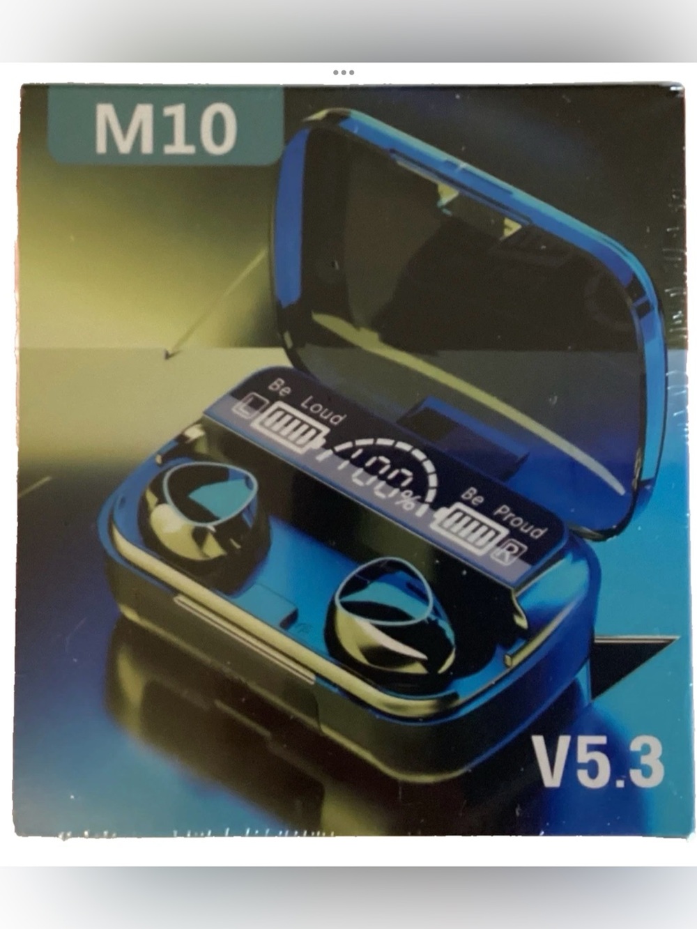 Bluetooth 5.3 Wireless Earbuds  Headset w/ LED Display Charging Case M10 TWS